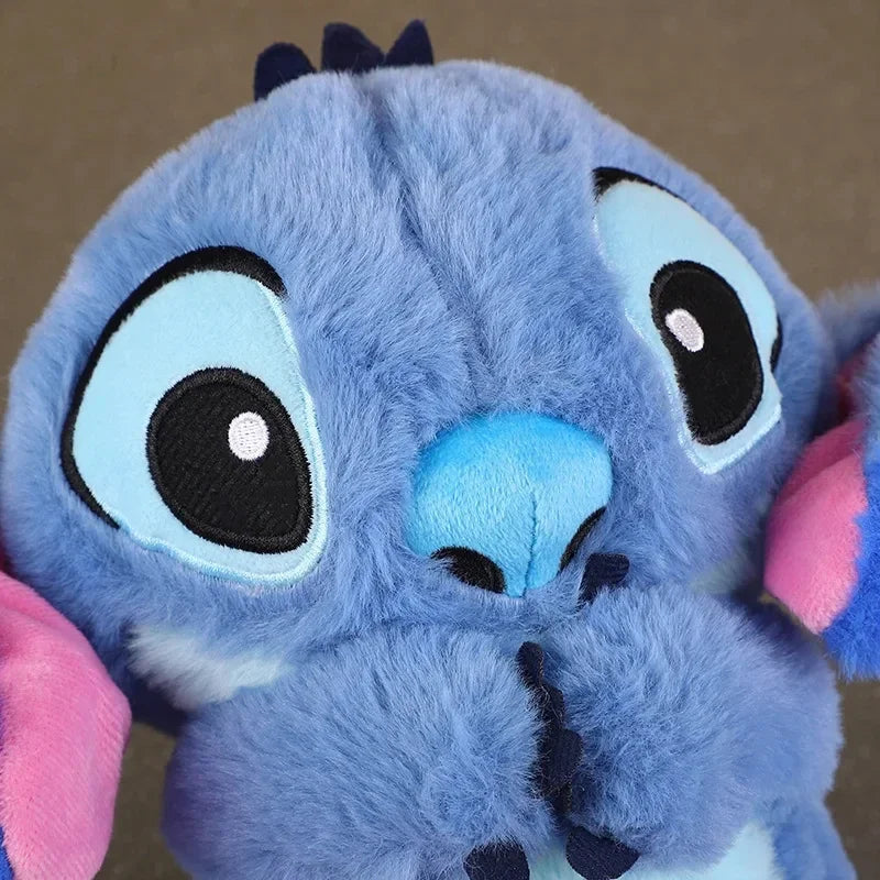 Boneca de Pelúcia Kawaii Stitch para Bebê,  Musical Som Calmante com  Luz