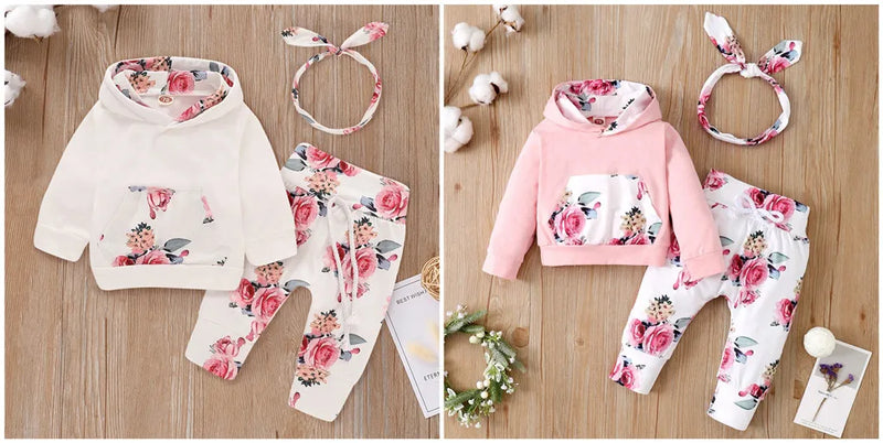 Conjunto Casual Floral Menina