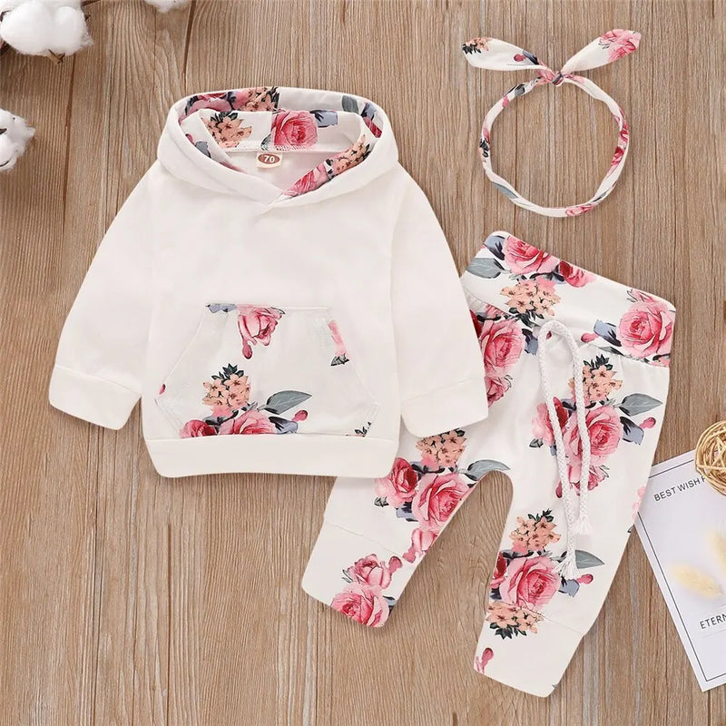 Conjunto Casual Floral Menina