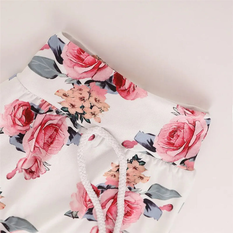 Conjunto Casual Floral Menina